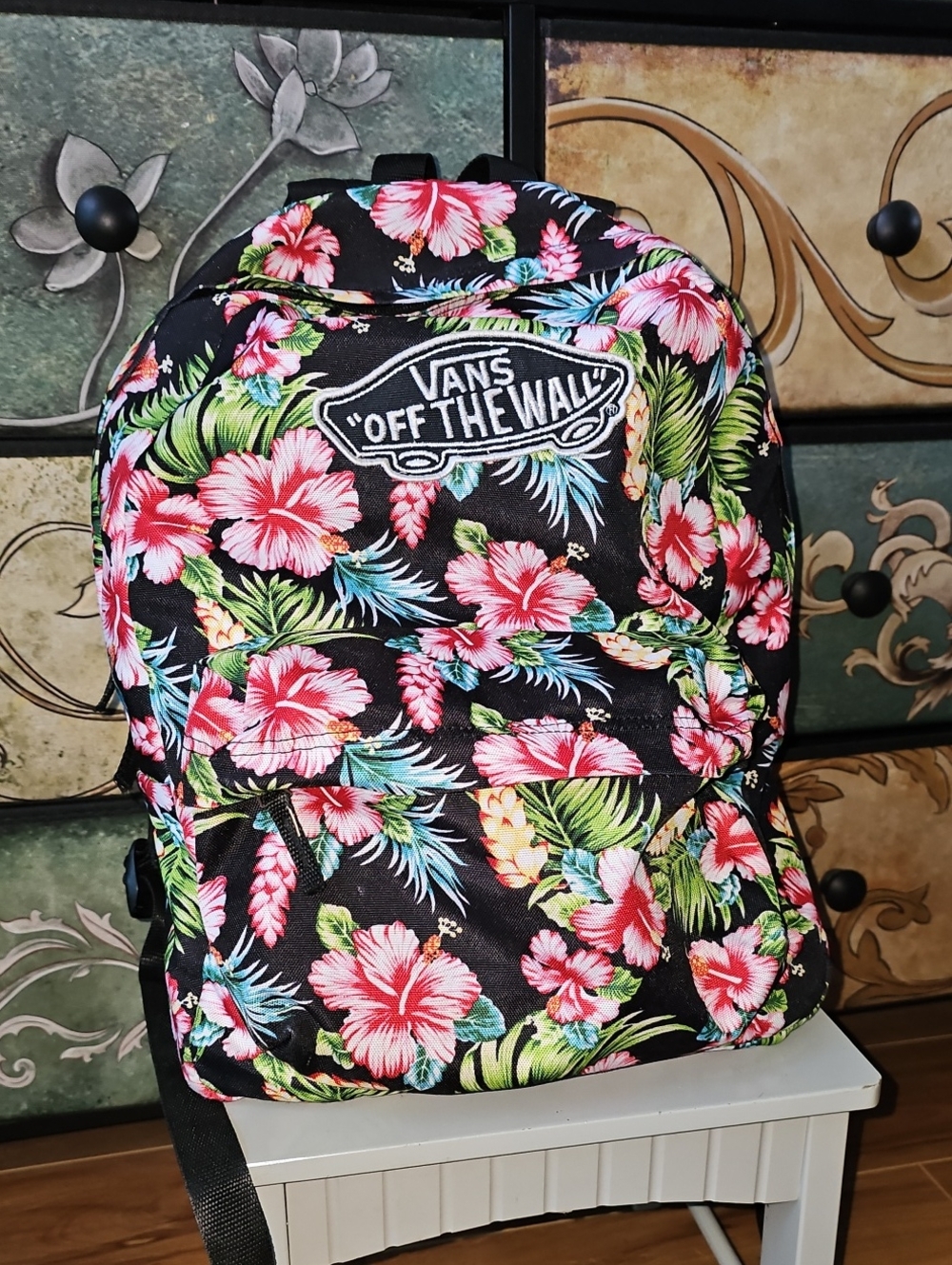 Vans Off The Wall Floral Backpack